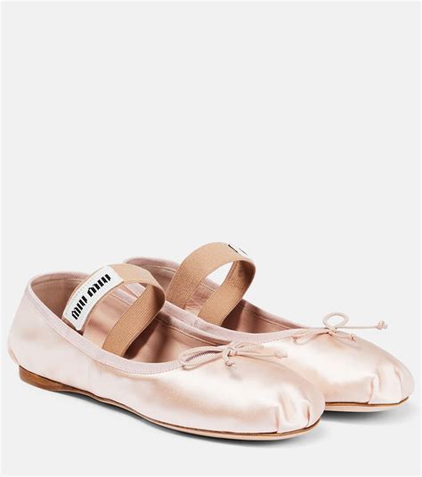 miu miu pink flats|miu michael shoes.